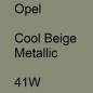 Preview: Opel, Cool Beige Metallic, 41W.